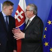 Prezydent Słowacji Kiska i szef KE Juncker