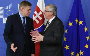 Prezydent Słowacji Kiska i szef KE Juncker