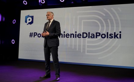 Jarosław Gowin w czasie sobotniej konwencji