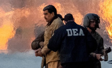 Nicolás Maduro doprowadzony do sądu na Manhattanie