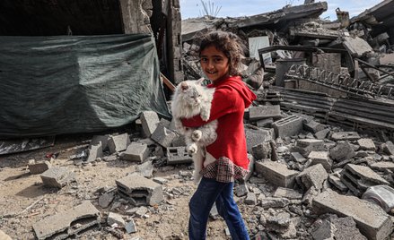 Do Rafah uciekło ponad milion wysiedleńców