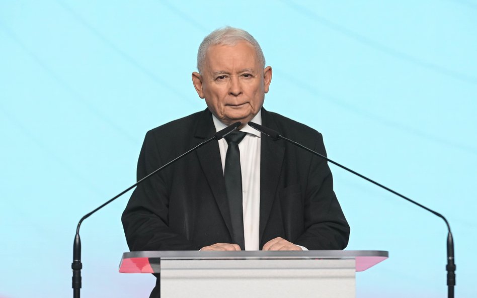Prezes PiS Jarosław Kaczyński