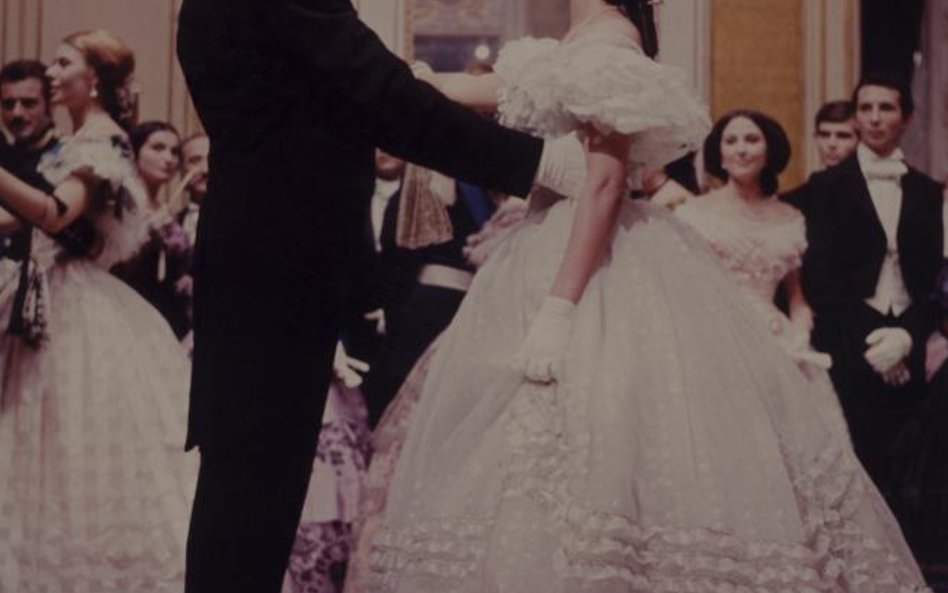 Burt Lancaster i Claudia Cardinale w filmie "Lampart"