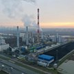 Widok z drona na Elektrociepłownię Żerań w Warszawie