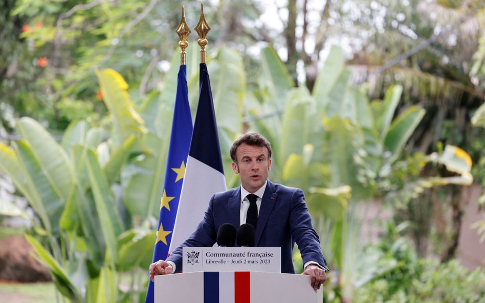 Prezydent Francji Emmanuel Macron