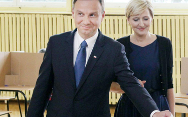 Para prezydencka: Andrzej Duda z żoną Agatą