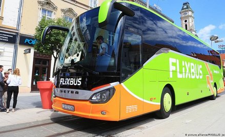 Autokar Flixbusa w Chorwacji