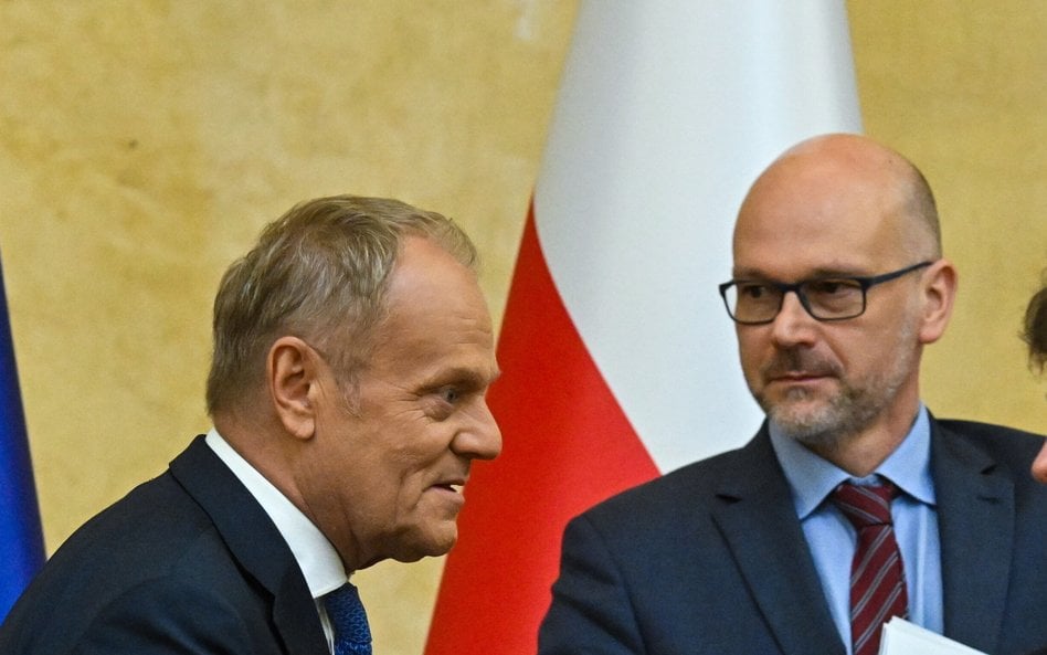 Donald Tusk i Maciej Berek