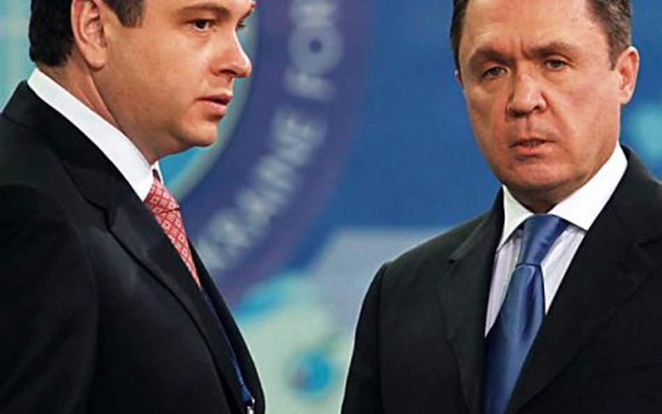 Forum przyciąga ludzi biznesu i polityki. Na zdjęciu prezes Fundacji United World Eduard Prutnik (z 