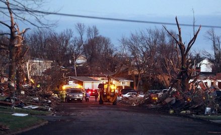USA: ogromne zniszczenia po przejściu kilkudziesięciu tornad