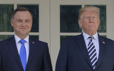 Andrzej Duda podczas wizyty w Waszyngtonie w 2018 r. zachęcał Donalda Trumpa do zwiększenia amerykań
