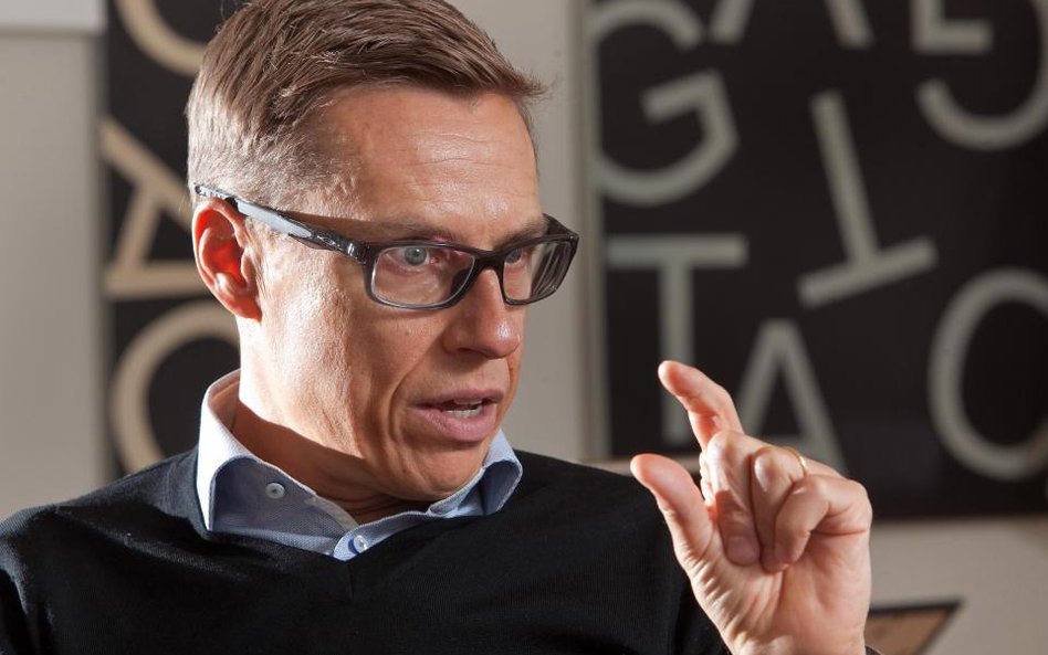 Alexander Stubb, fiński minister finansów