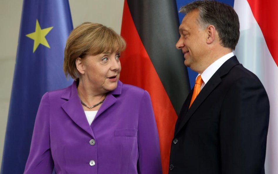 Angela Merkel i Viktor Orbán