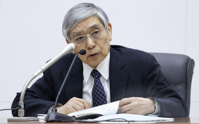 Haruhiko Kuroda, prezes Banku Japonii, deklaruje, że nie porzuci ultragołębiego kursu w polityce pie