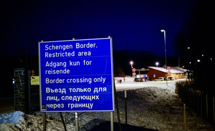 Przejście graniczne w Storskog w pobliżu miasta Kirkenes w północnej Norwegii