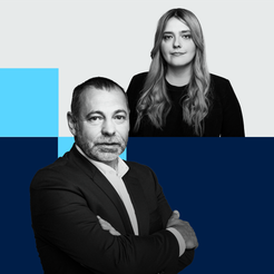 Tomasz Krzyżak, sekretarz redakcji magazynu „Plus Minus” i Daria Chibner, redaktor prowadząca magazy