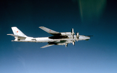 Ciężki rosyjski bombowiec Tu-95 – to takich używają Rosjanie do ataków na Ukrainę