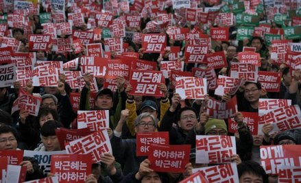 Korea Płd.: Koreańczycy demonstrowali w Seulu przeciwko prezydent