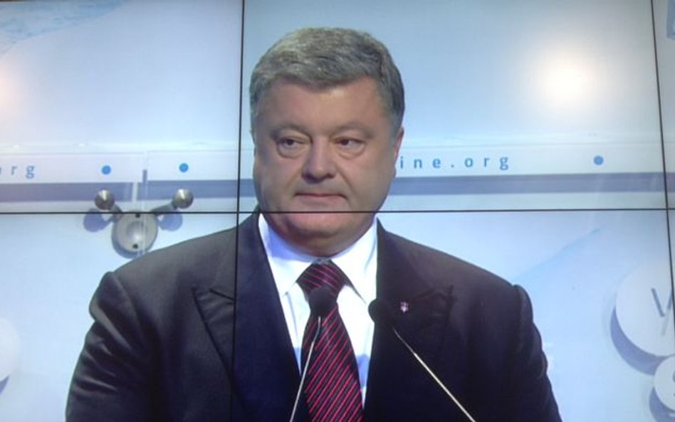 Petro Poroszenko: To nie żadna wojna domowa, tylko rosyjska agresja