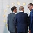 Emmanuel Macron, Donald Tusk i Friedrich Merz