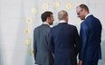 Emmanuel Macron, Donald Tusk i Friedrich Merz