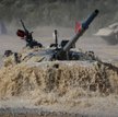 Chiński czołg Typu 96 (ZTZ-96B) podczas zawodów Tank Biathlon 2022 na poligonie pod Moskwą