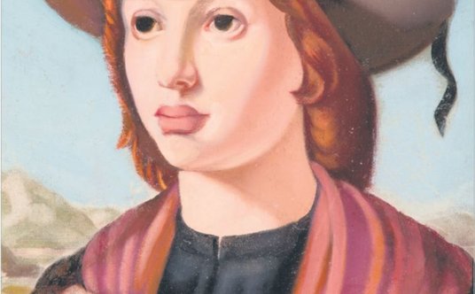 "Obraz Tamary Łempickiej „Młodzieniec z książką” budzi zachwyt  na wystawie  w Muzeum Narodowym w Gd