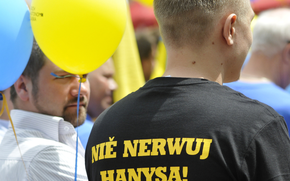Kandydatka SLD w imieniu Polski wita... Ślązaków