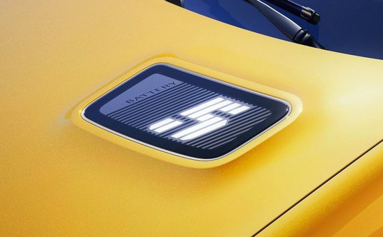 Renault 5 ma opcjonalnie zamontowany ekran pokazujący stan naładowania baterii