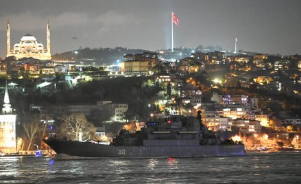 Jeden z rosyjskich okrętów desantowych w drodze na Morze Czarne