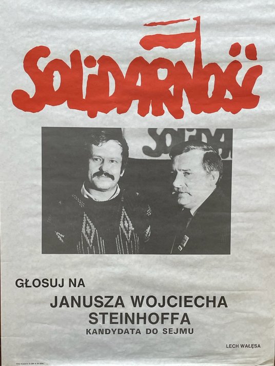 W wyborach do Sejmu kontraktowego (1989) Janusz Steinhoff mógł liczyć na poparcie Lecha Wałęsy