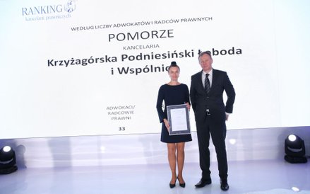 Kancelaria Krzyżagórska Podniesiński Łoboda i Wspólnicy - największa kancelaria w regionie Pomorze