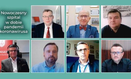 W debacie „Nowoczesny szpital w dobie pandemii koronawirusa” prowadzonej przez redaktora Marcina Pia