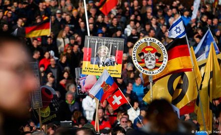 Najliczniej stawili się zwolennicy antyislamskiej Pegidy w Dreźnie. Jednocześnie odbyła się kontrdem