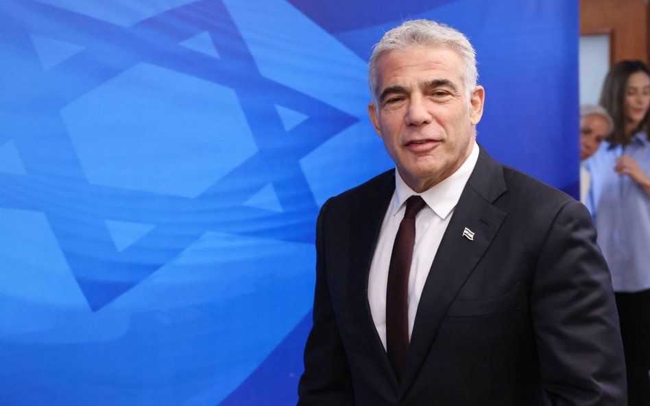 Minister spraw zagranicznych Izraela Jair Lapid