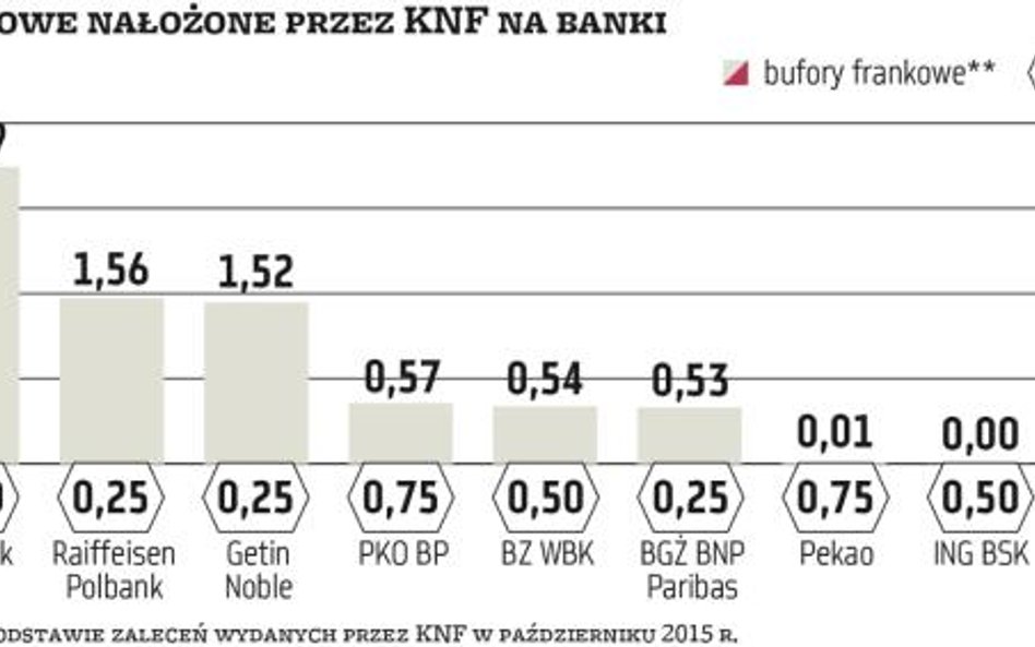 KNF weryfikuje wysokość frankowych buforów