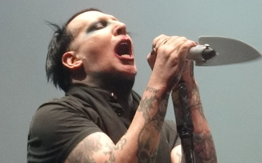Marilyn Manson podczas koncertu we Włoszech w 2017 (fot. Livioandronico2013 - CC BY-SA 4.0)