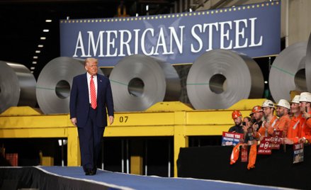 Donald Trump zamierza podnieść cła na importowaną stal i aluminium