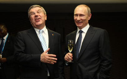Szef MKOl Thomas Bach i Władimir Putin niejedno razem przeszli