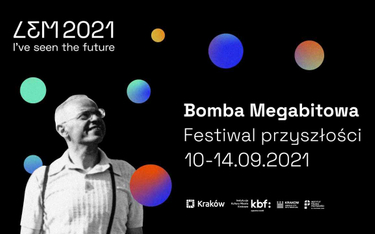 Plakat reklamujący Festiwal przyszłości w Krakowie