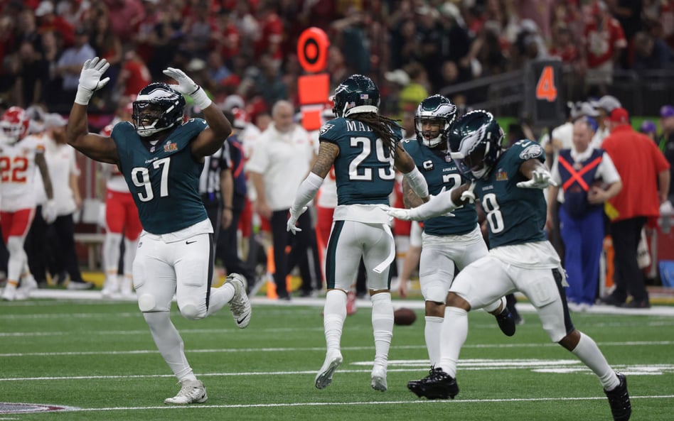 Super Bowl. Pojedynek Philadelphia Eagles z Kansas City Chiefs wygrał zespół z Filadelfii