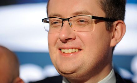 Lider Ruchu Narodowego Robert Winnicki nie krył zadowolenia z wyniku prawyborów