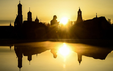 Wschód słońca w Moskwie