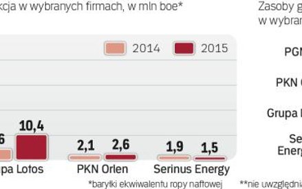 W ubiegłym roku rodzime firmy zwiększały wydobycie