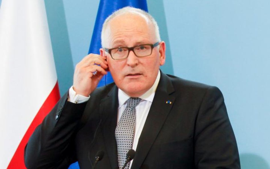 Fransa Timmermansa obecny premier zapewniał, że Polska chce dialogu z Brukselą.