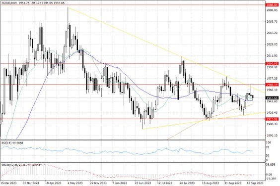 Notowania złota – dane dzienne