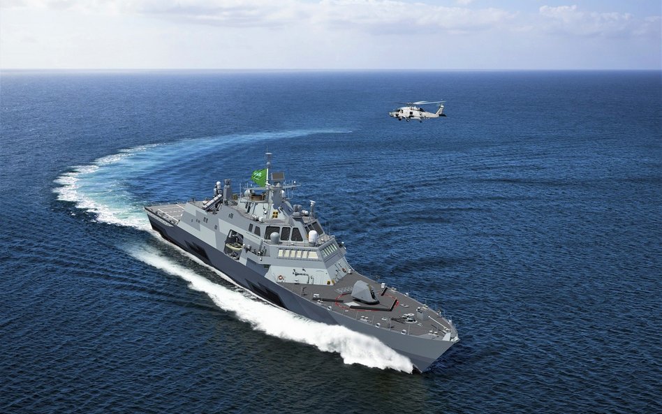 Wizja fregaty rakietowej Multi-Mission Surface Combatant (MMSC). Rys./Lockheed Martin.