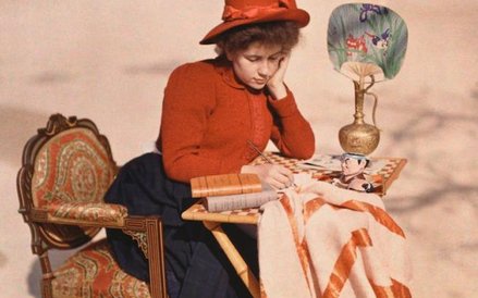 Susanne, córka Louis Lumi?re, 1910.