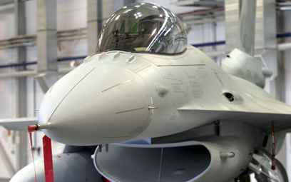 Na zdjęciu General Dynamics F-16 Fighting Falcon. John Kirby nie określił, jaki konkretnie model sam