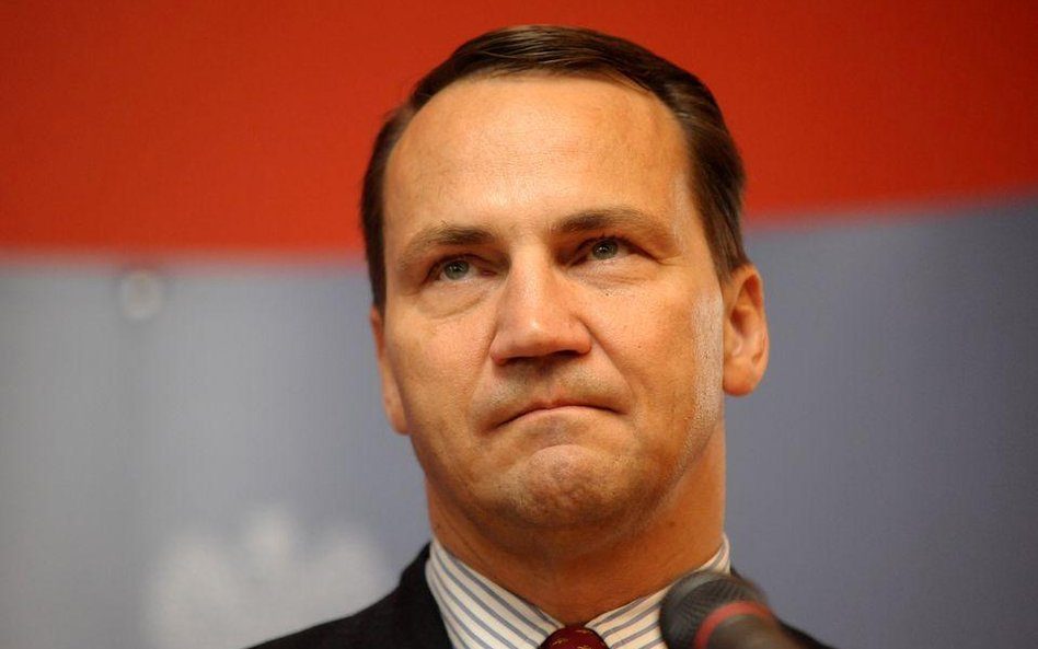 Radosław Sikorski - minister spraw zagranicznych